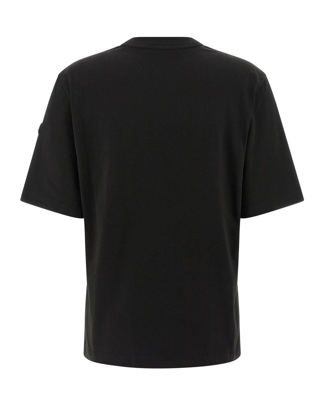 Moncler Genius Black Logo-Patch Cotton T-Shirt