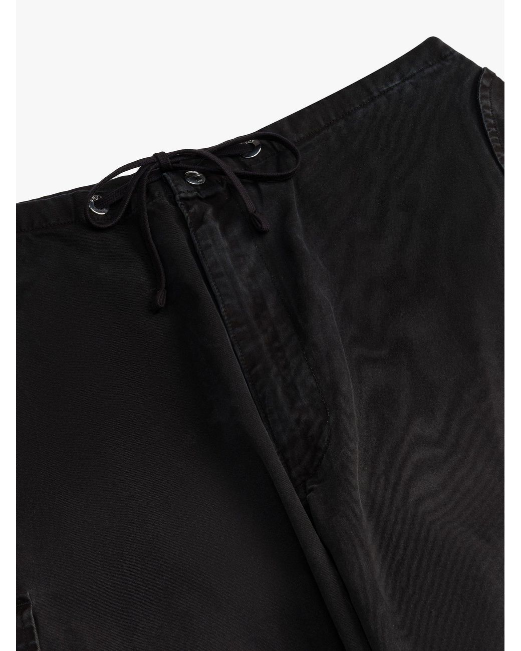 Rhude Black Cotton Cargo Pants