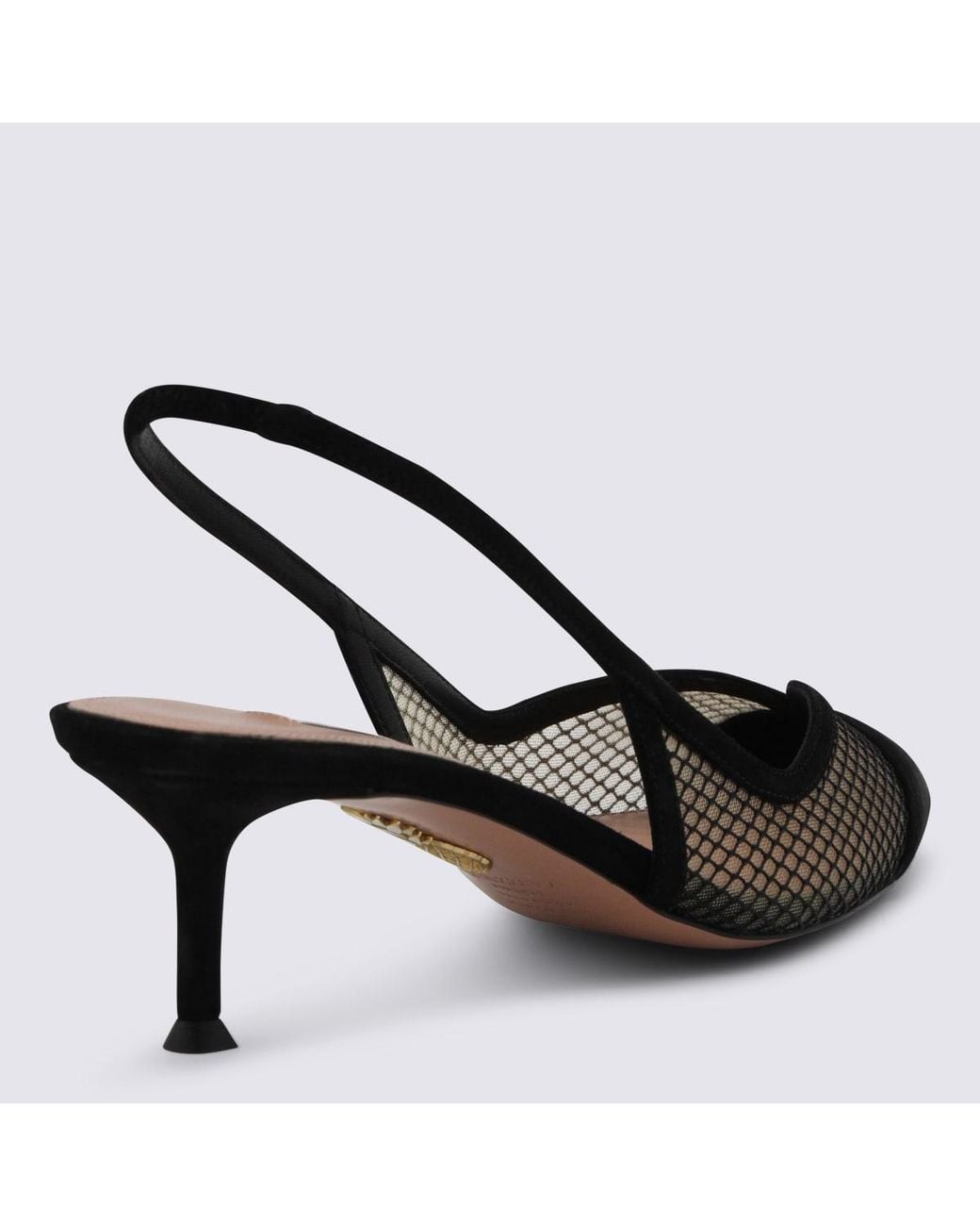 Aquazzura Black Leather Pumps