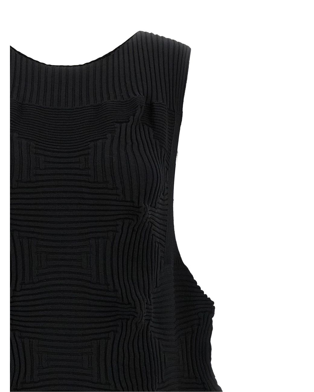 Issey Miyake Black 'Linkage' Dress