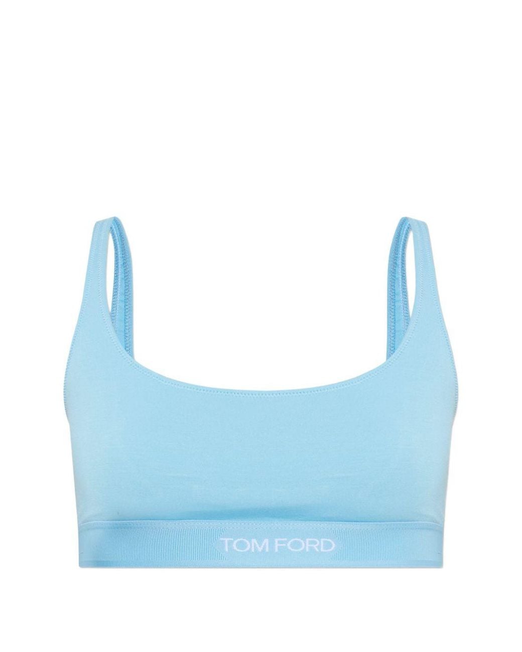 Tom Ford Blue Modal Top Tops