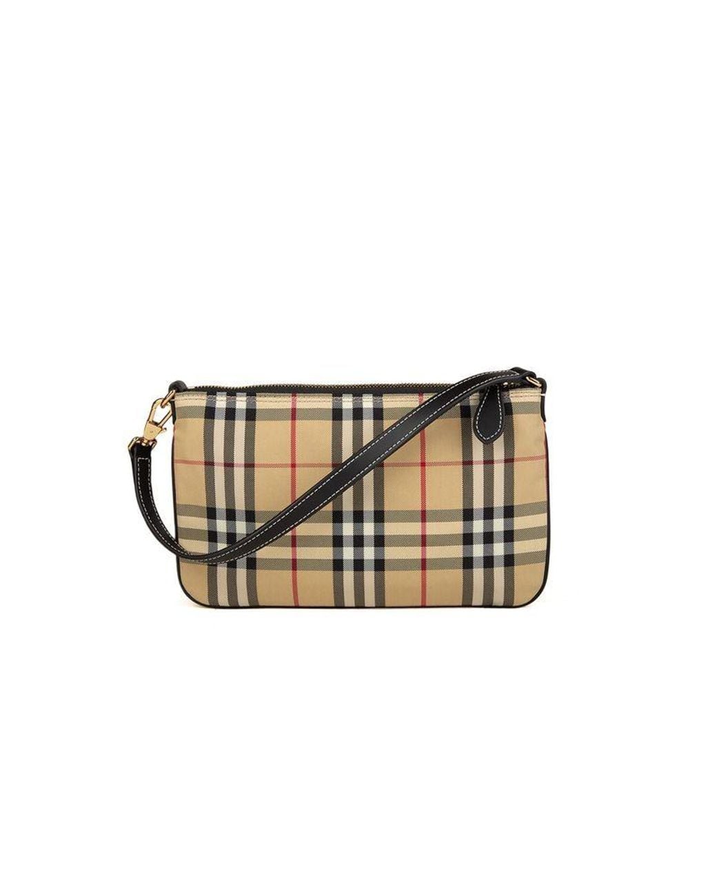 Burberry White Pouch Polyamide (Nylon)