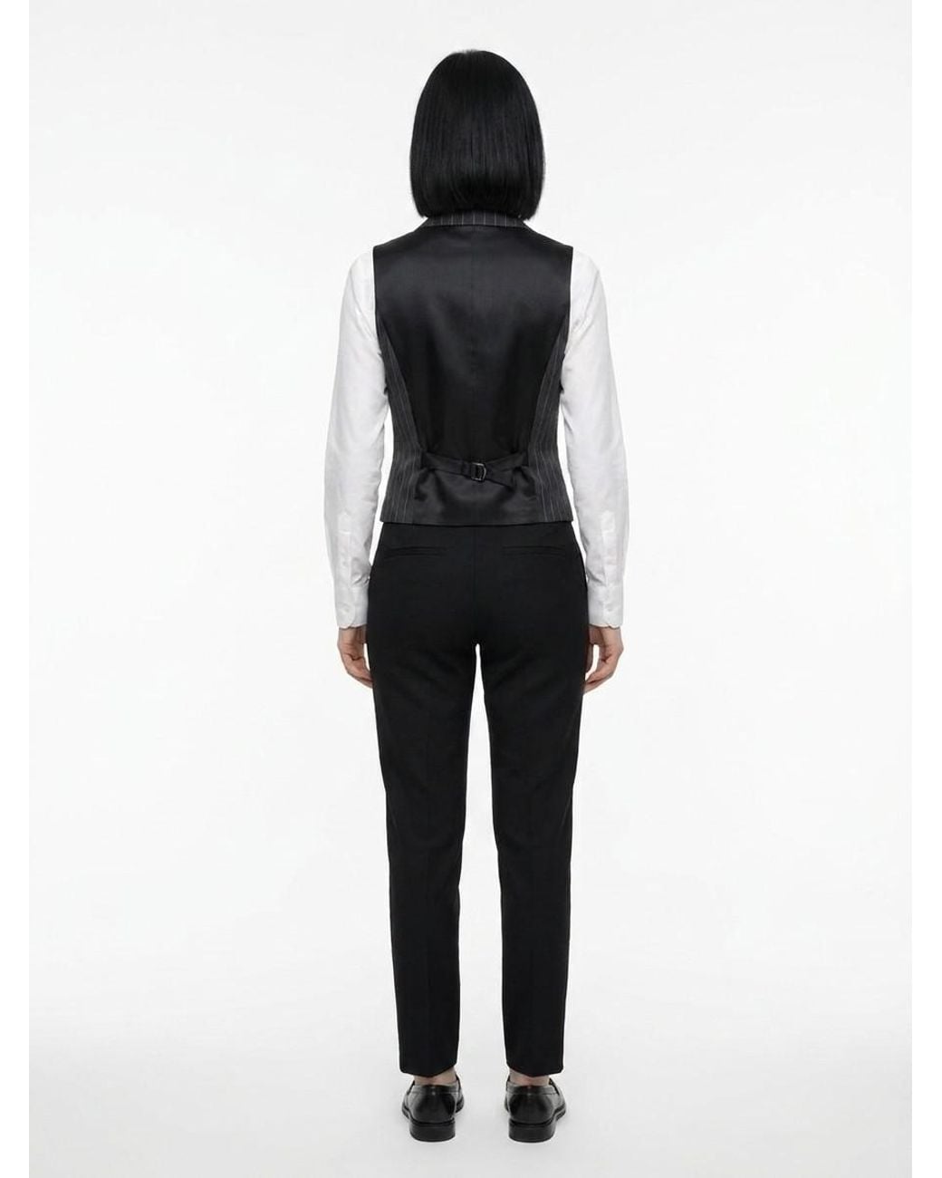 Dolce & Gabbana Black Wool Waistcoat Clothing