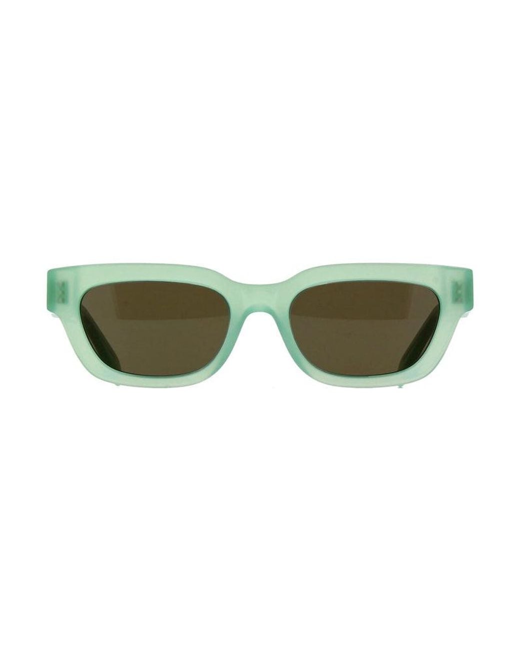 Céline Green Sunglasses Square Full Rim, Milky Mint Frame And Lens Cl40192I93E