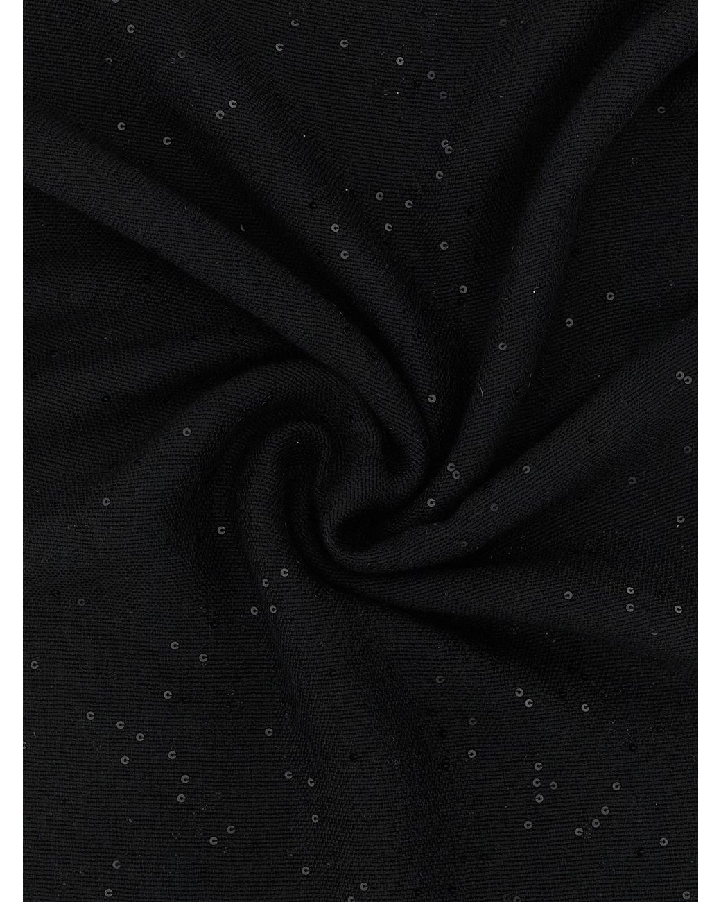Brunello Cucinelli Black Cashmere Scarf