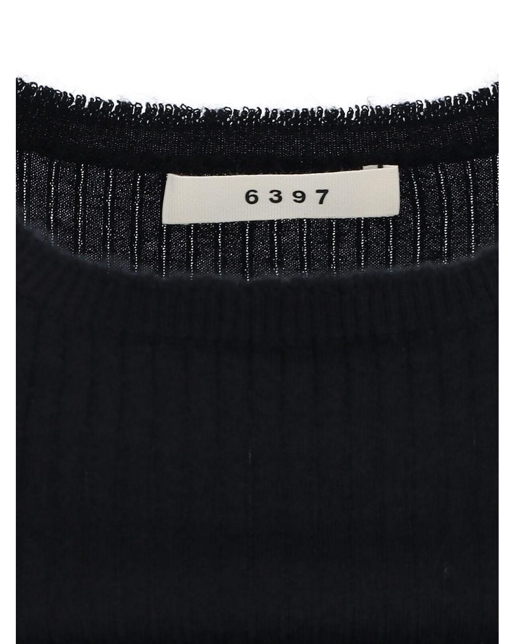 6397 Black Knitted Tank Top