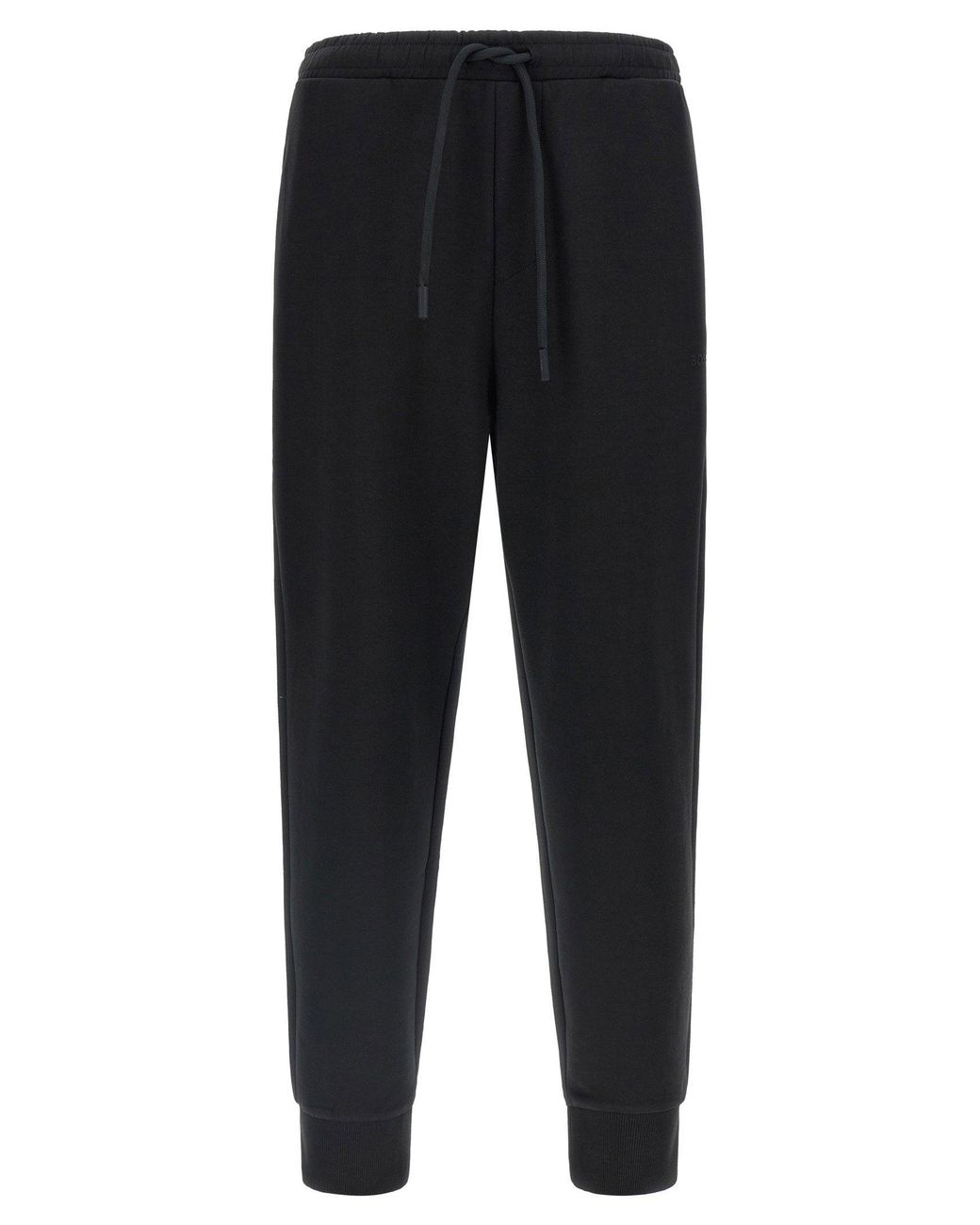 Boss Black Cotton Jersey Joggers for men