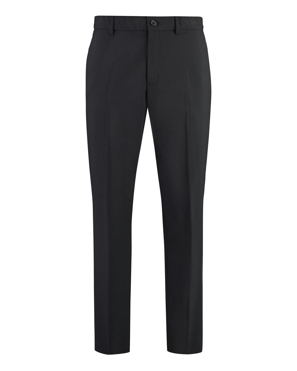 Department 5 Blue Wool-Blend Trousers for men