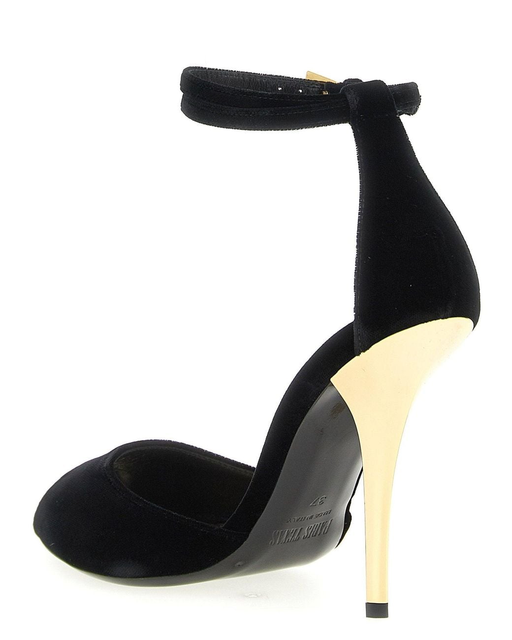 Paris Texas Black Sandal