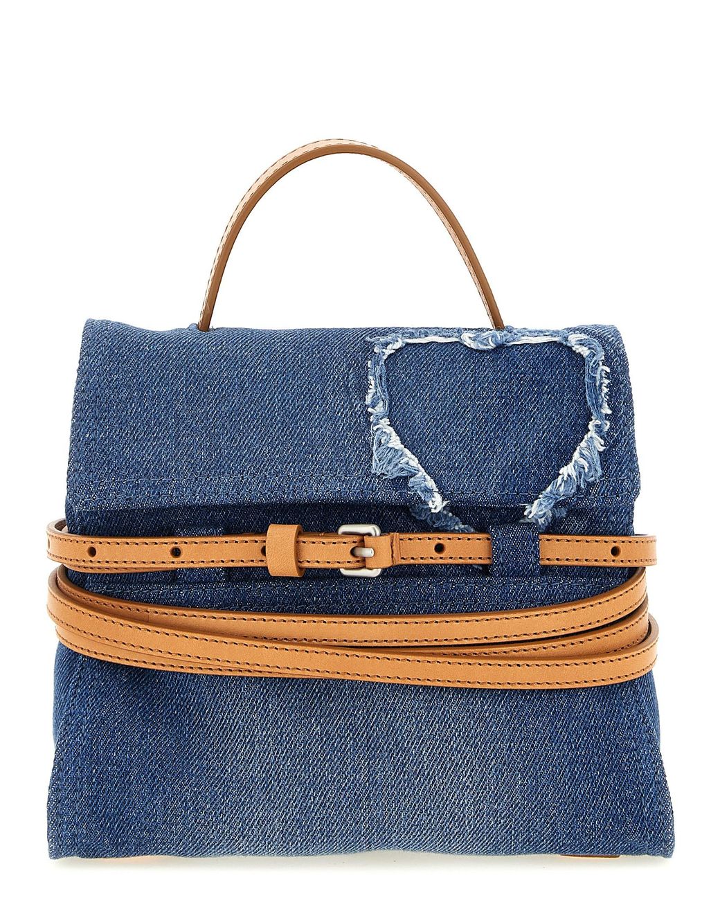 Moschino Blue 'Tie Me' Handbag