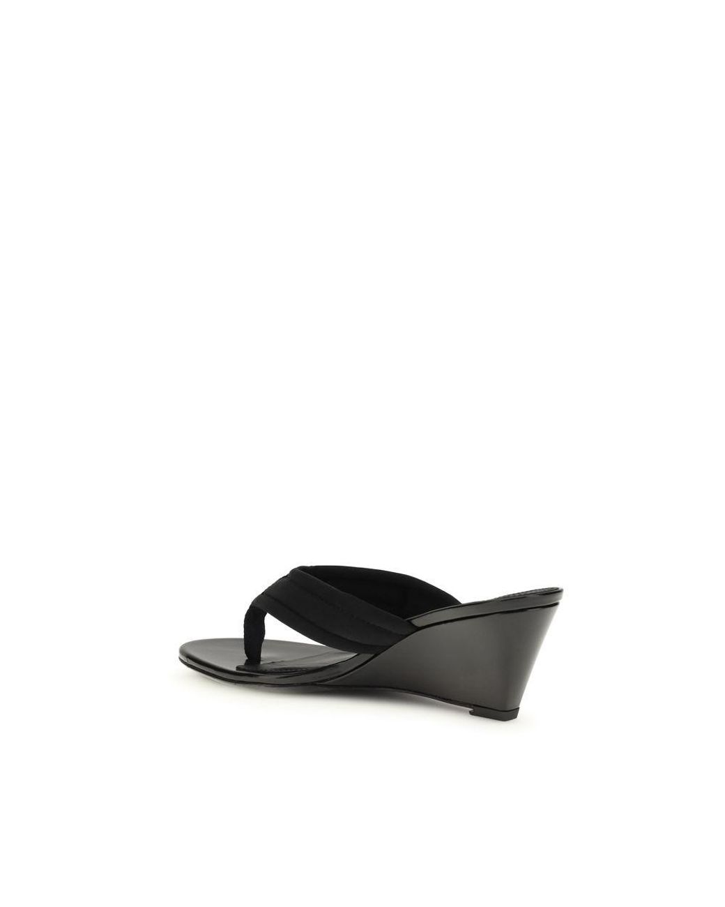 Coperni Black Polyamide Wedge Sandals