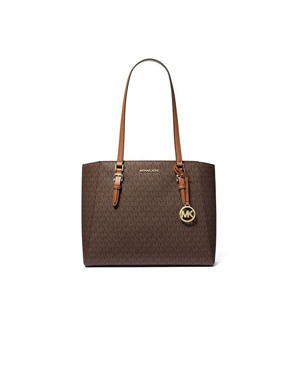 Michael Kors Brown Tote Bag 88.Coated Canvas Tote-Bags