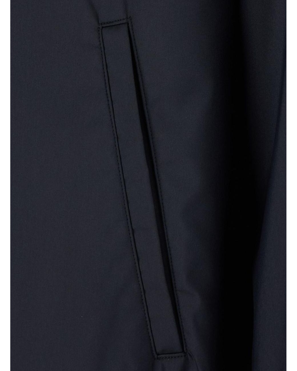 Gucci Blue Gucci Technical Polyamide With Web Stripe Jacket for men
