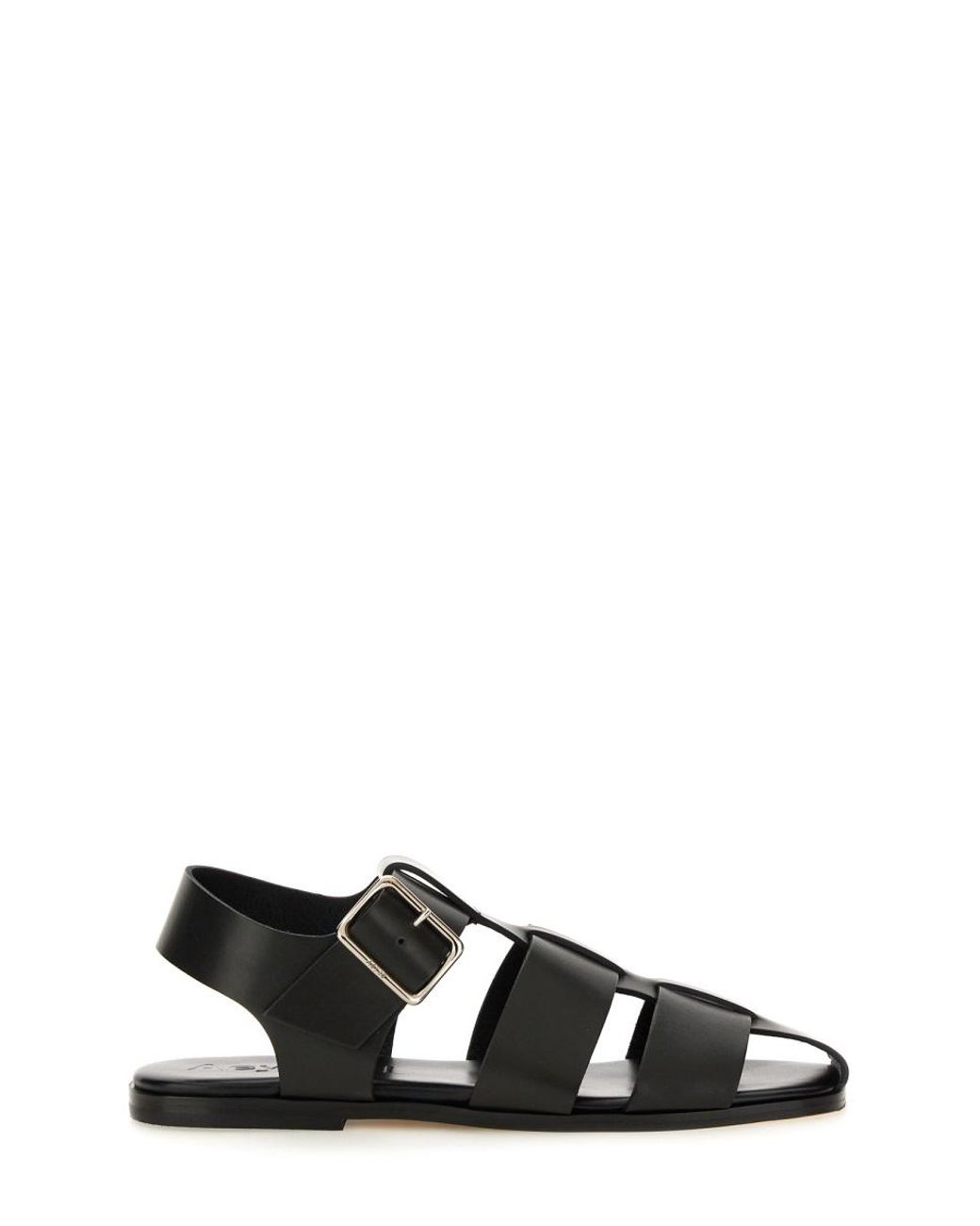 Aeyde Black Sandals Calf Leather