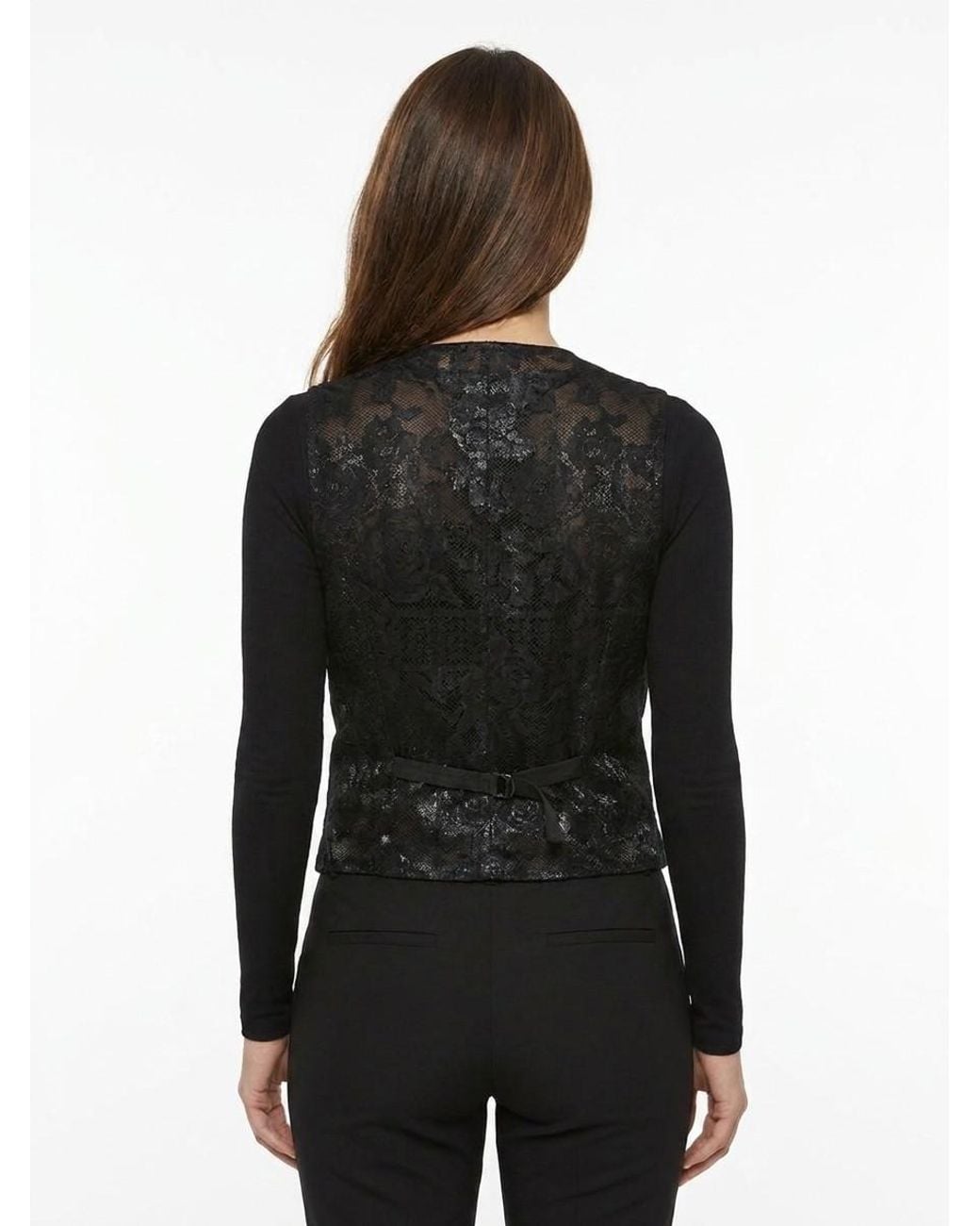 Dolce & Gabbana Black Cotton Waistcoat Clothing