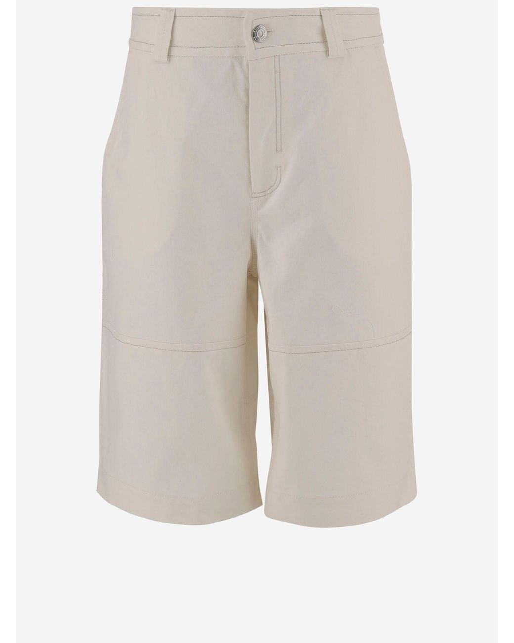 AMI White Shorts Cotton for men