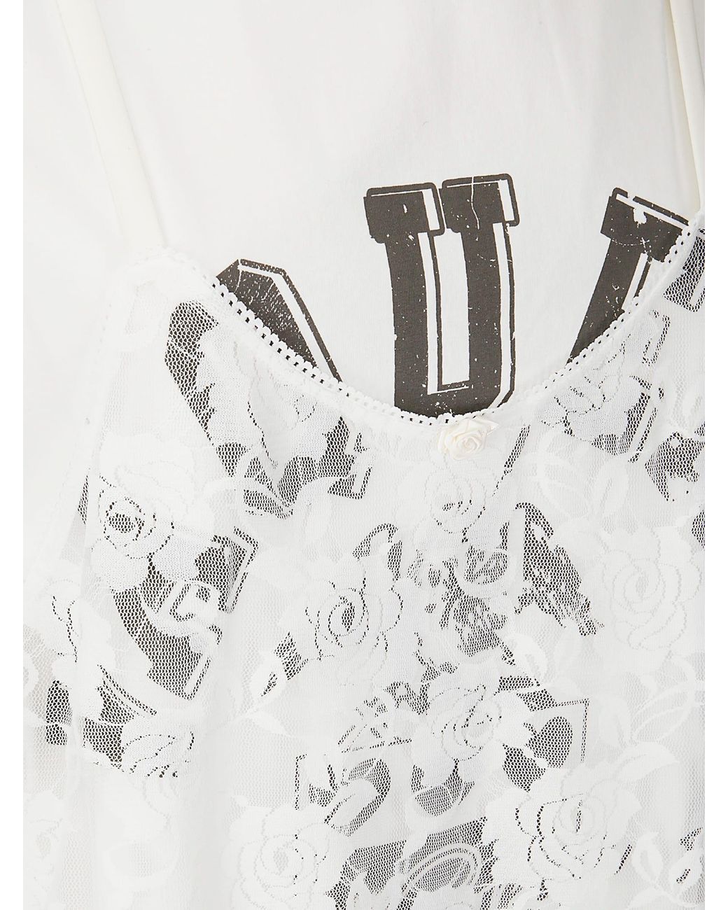 VAQUERA Teddy T Shirt Knit in White | Lyst