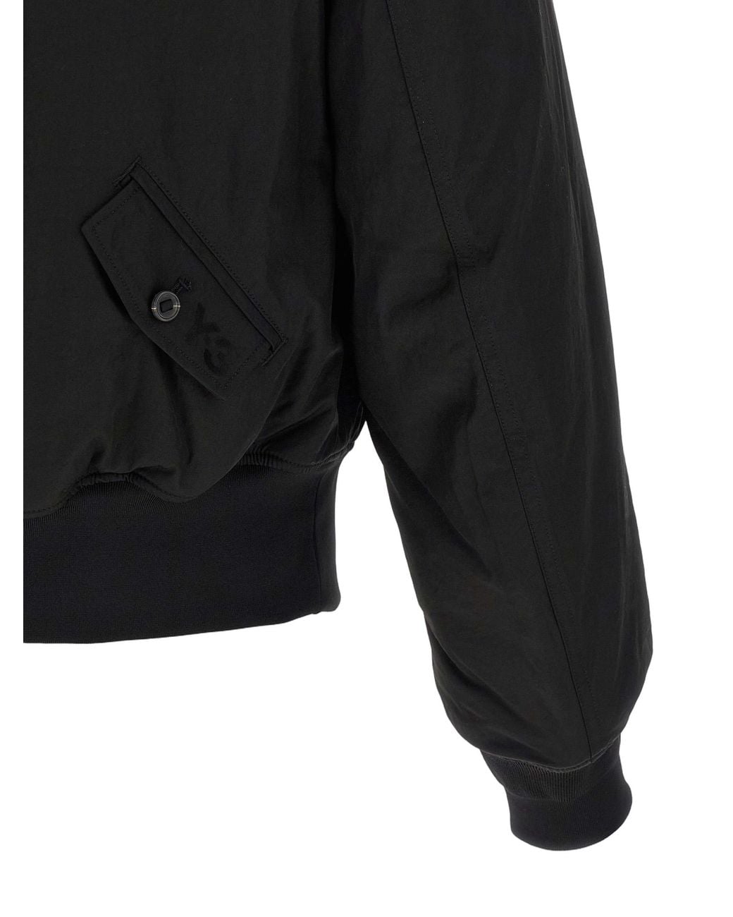 Y-3 Black Y-3 Technical Polyamide Bomber Jacket for men