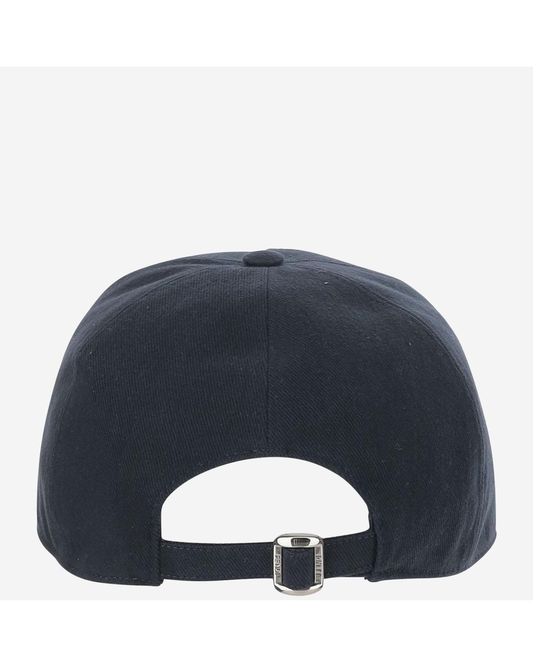 Fendi Blue Cotton Baseball Cap Cotton; Lining: Hat for men