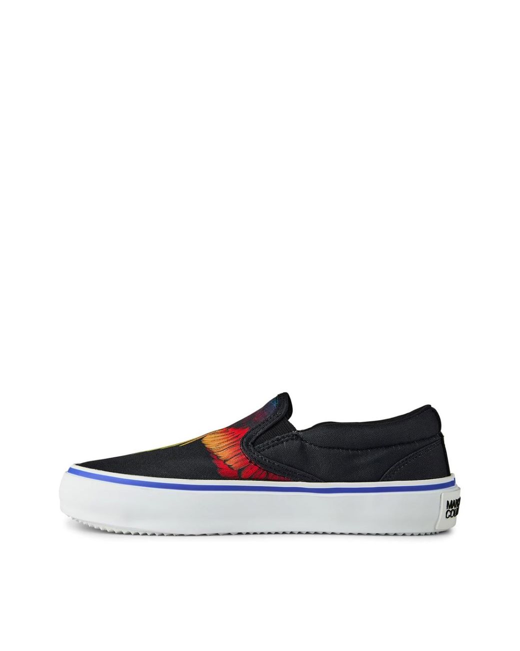 Marcelo Burlon Blue Icon Wings Logo Slip-On Sneakers Shoes for men
