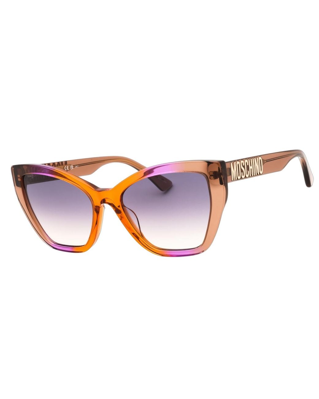 Moschino Black Moschino Gradient-Tinted Cat-Eye Sunglasses