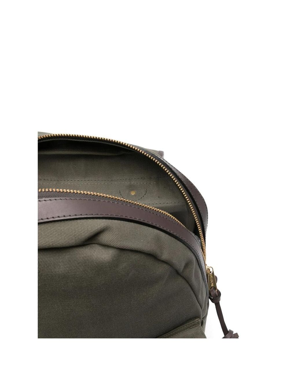 Filson Gray Bum Bag With Leather Trims Cotton: 100. Tote for men