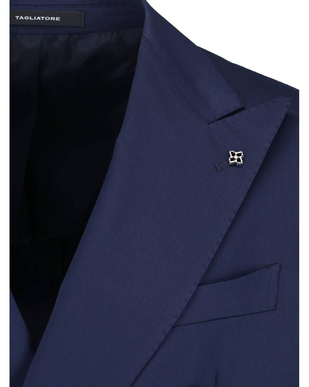 Tagliatore Blue Double-Breasted Suit for men