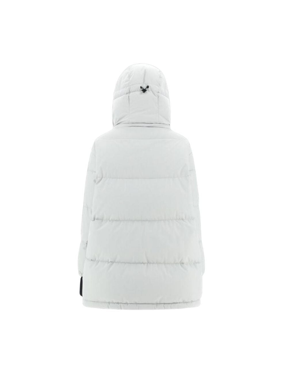Herno White Laminar Oversize Gore-Tex Windstopper Coat Ice,Cream Clothing