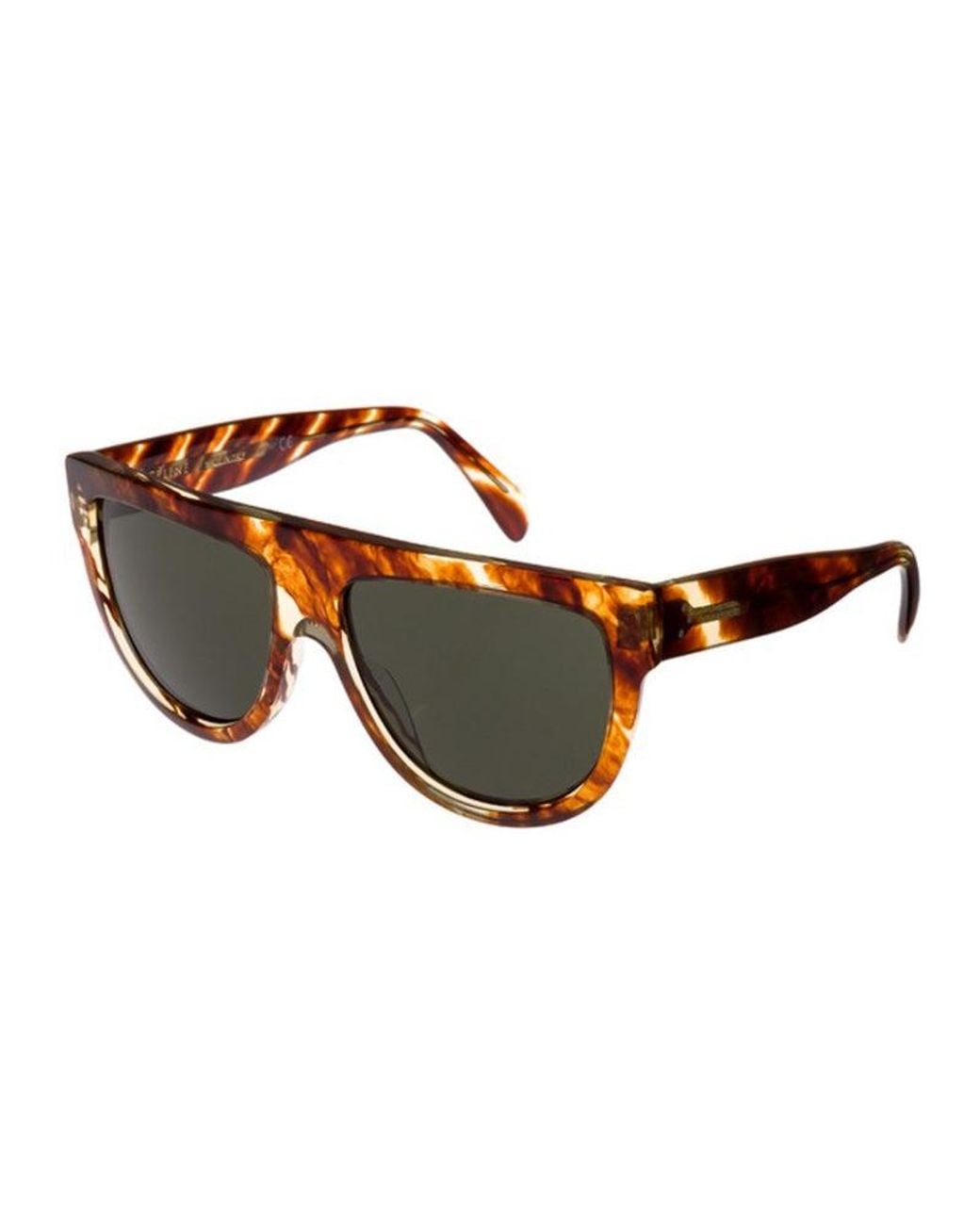 Céline Brown Sunglasses Geometric Full Rim, Frame And Lens Cl40001I56N