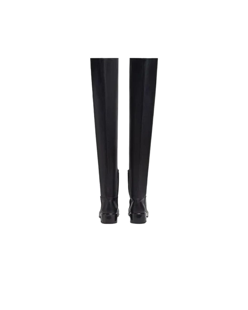 Bottega Veneta Black Strut Over-The-Knee Boots