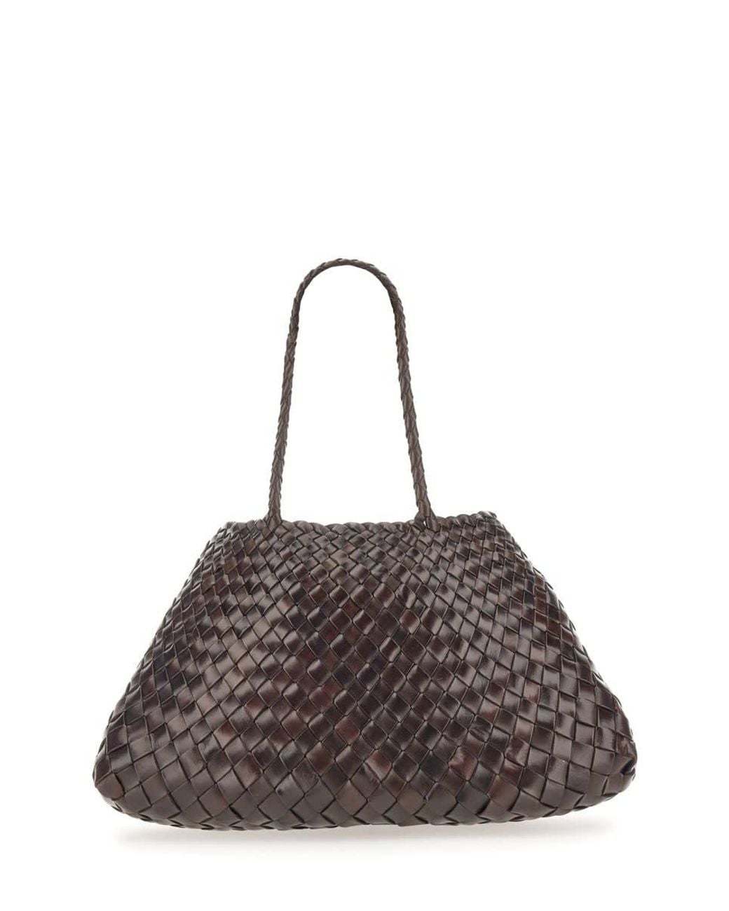 Dragon Diffusion Brown Borsa Santa Croce Big