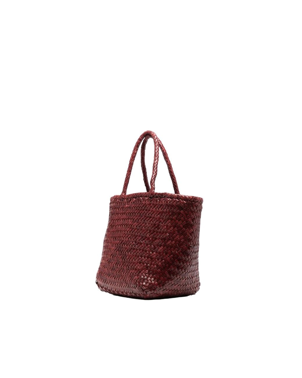 Dragon Diffusion Purple Shoulder Bag Grace Basket Buff Calf Leather