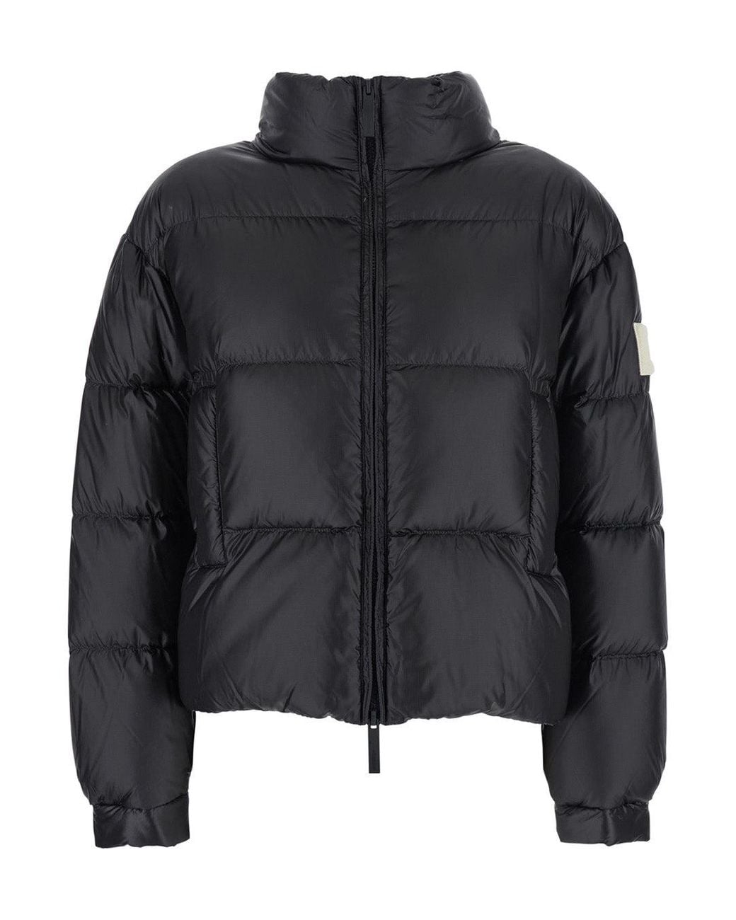 AFTER LABEL Black After Label Quilted Polyamide Down Jacket