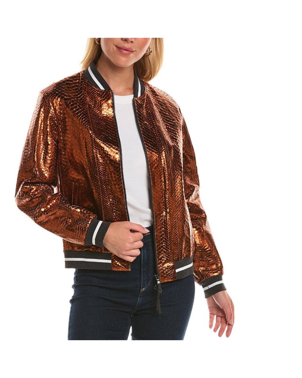 Brunello Cucinelli Brown Leather Jacket