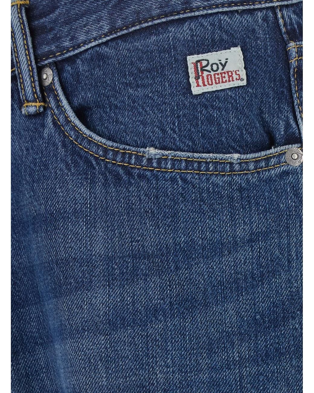 Roy Rogers Blue Selvedge Denim Shirt Julian Cotton Jean for men