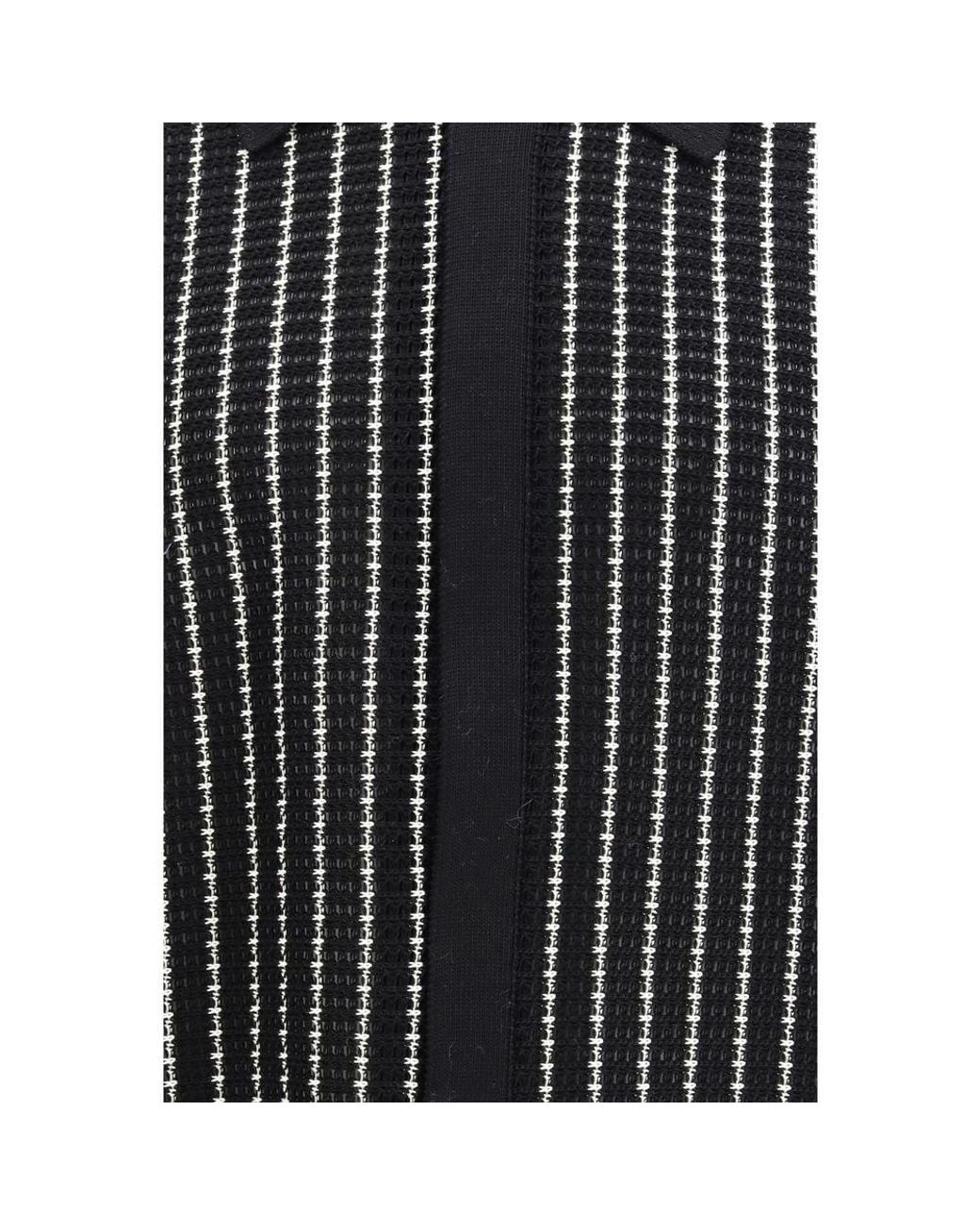 Jil Sander Black Cotton Cardigan for men