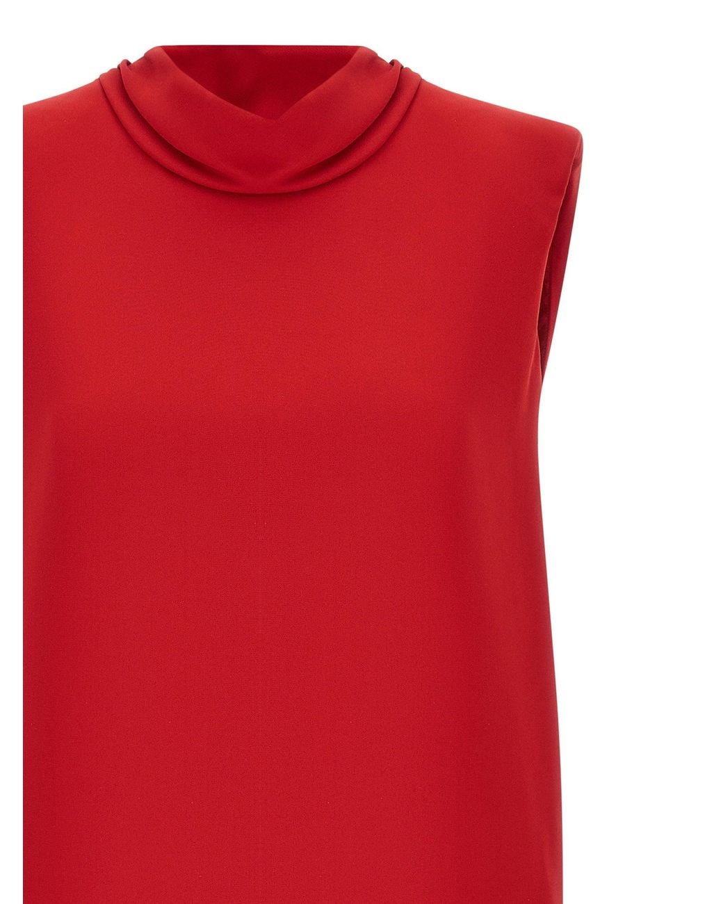 Valentino Garavani Red Solid Dress