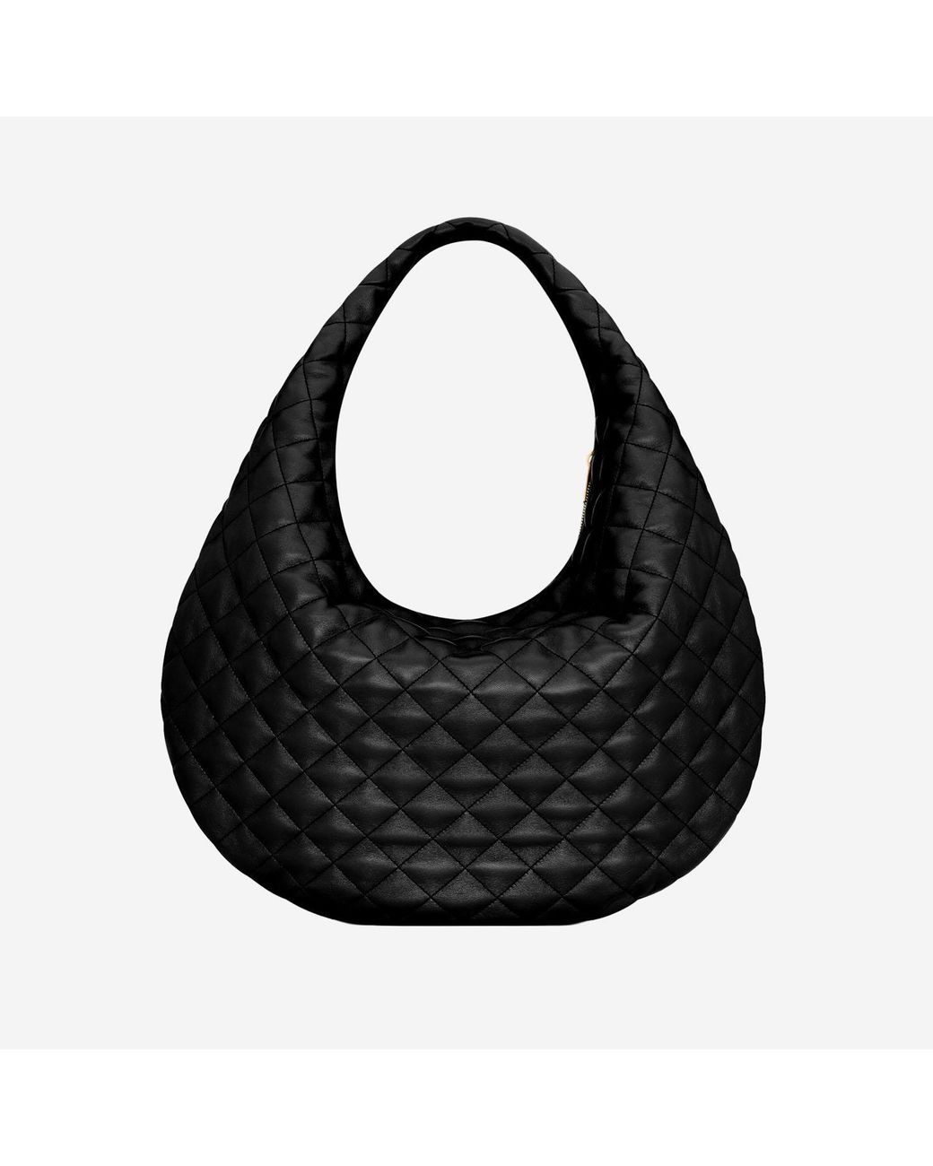 Saint Laurent Black Icare Hobo Bag Quilted Nappa Leather Shoulder