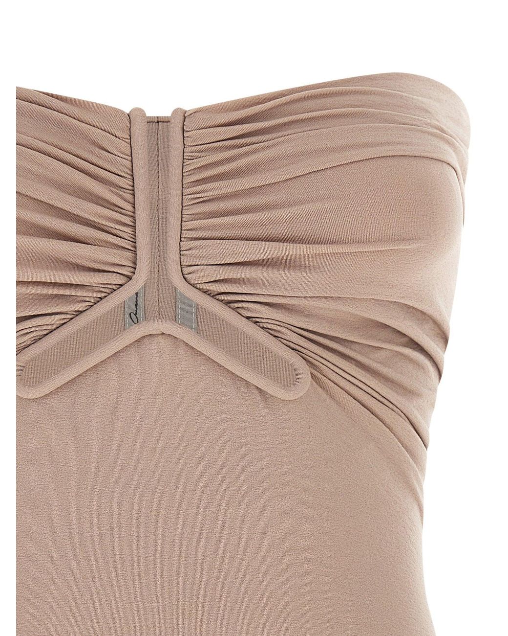 Rick Owens Natural Alannah Bustier Top