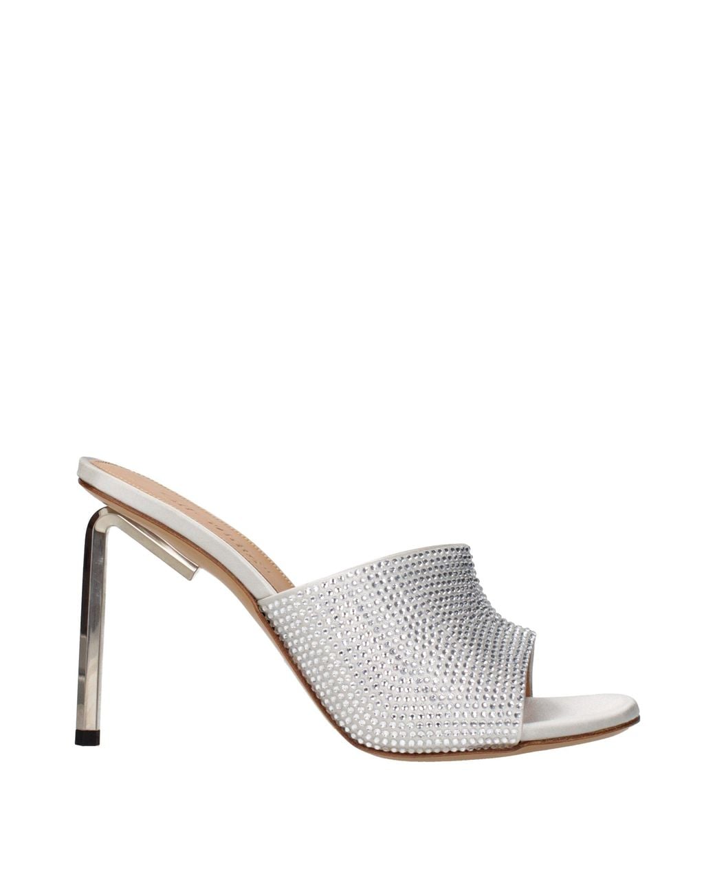 Off-White c/o Virgil Abloh White Off Satin Sandals