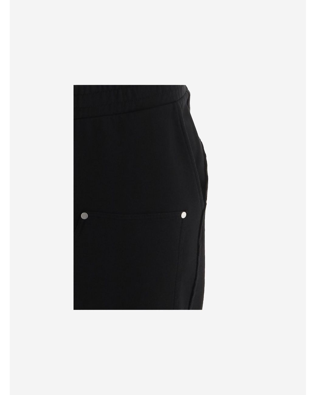 44 Label Group Black Cotton Shorts for men