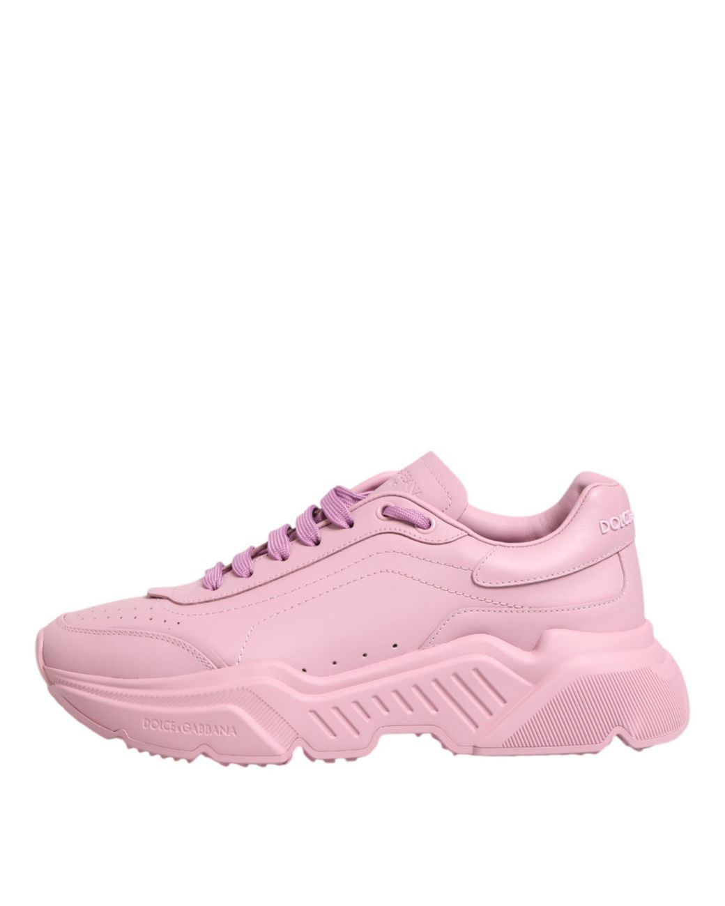 Dolce & Gabbana Pink Daymaster Sneakers Leather for men