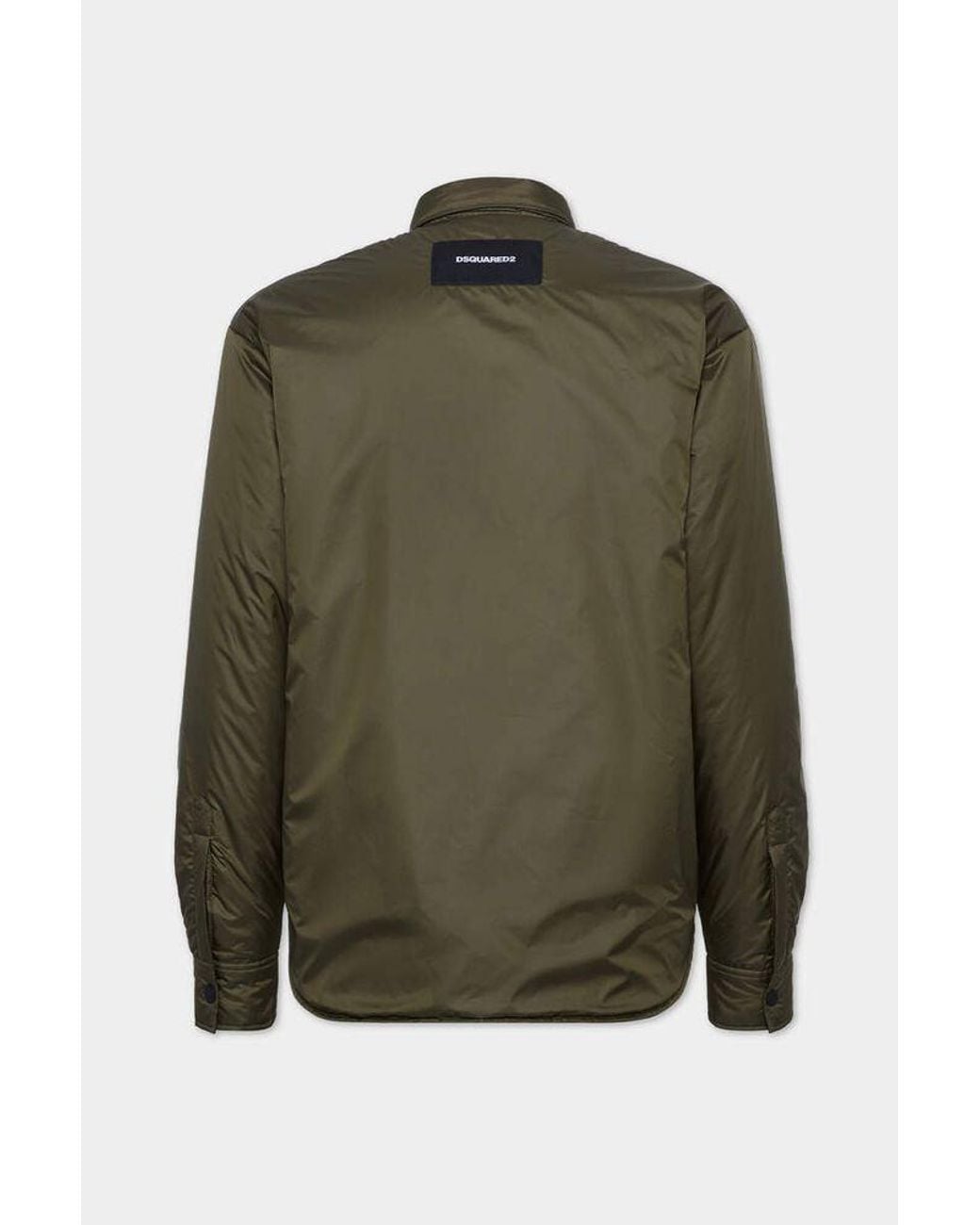 DSquared² Green Dsquared2 Quilted Nylon Down Jacket for men