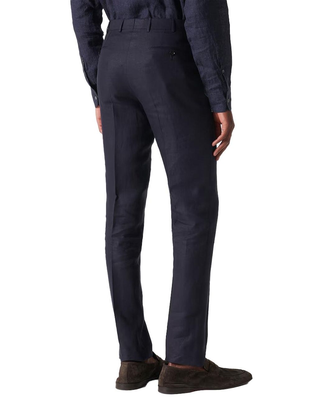 Zegna Blue Chino Trousers for men