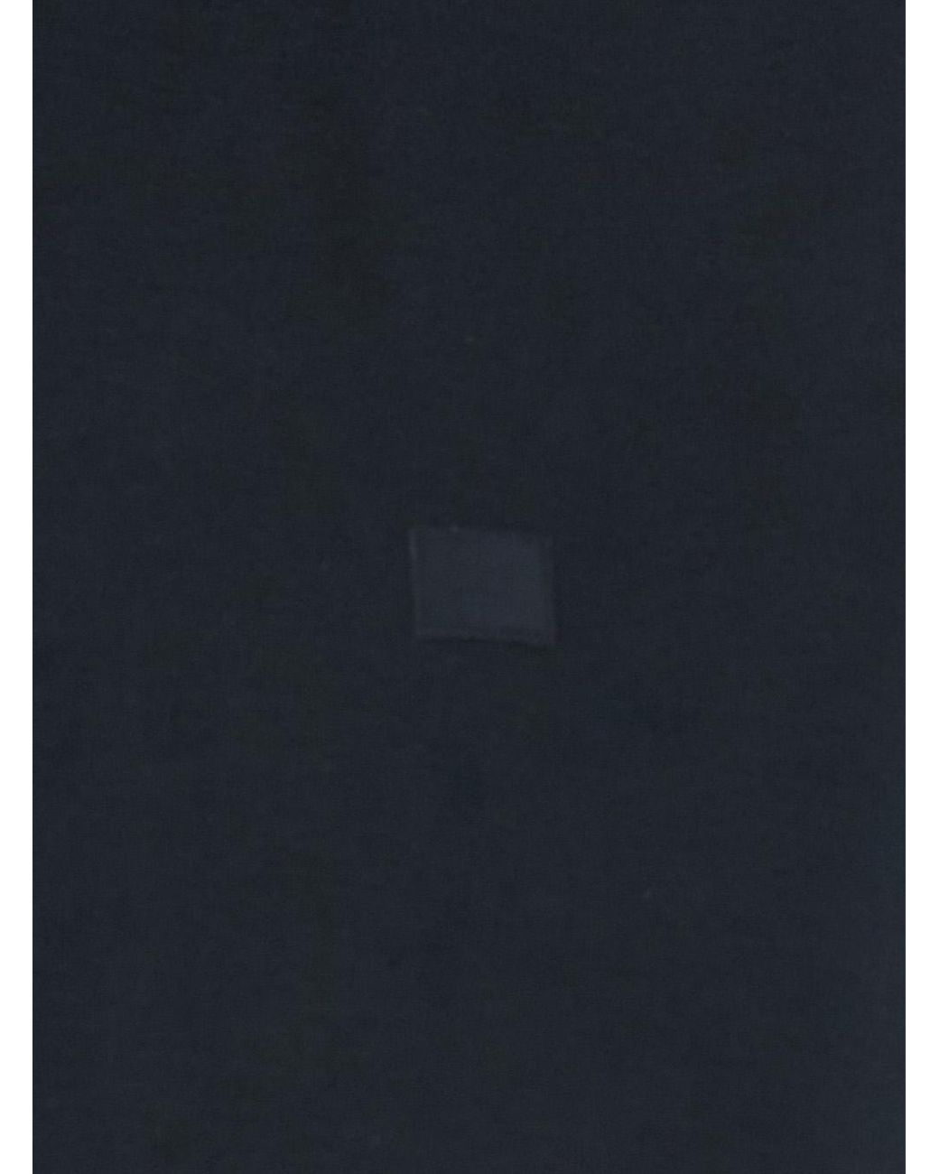 Acne Black T-Shirt With Logo Patch Cotton Organic T-Shirts & Jerseys