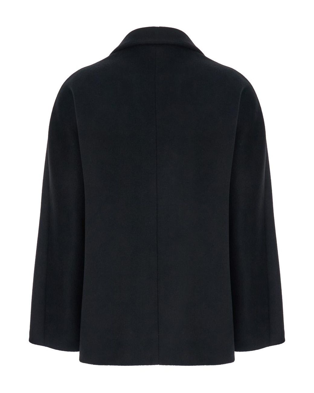 Le Plain Blue Double-Breasted Jacket With Peak Revers