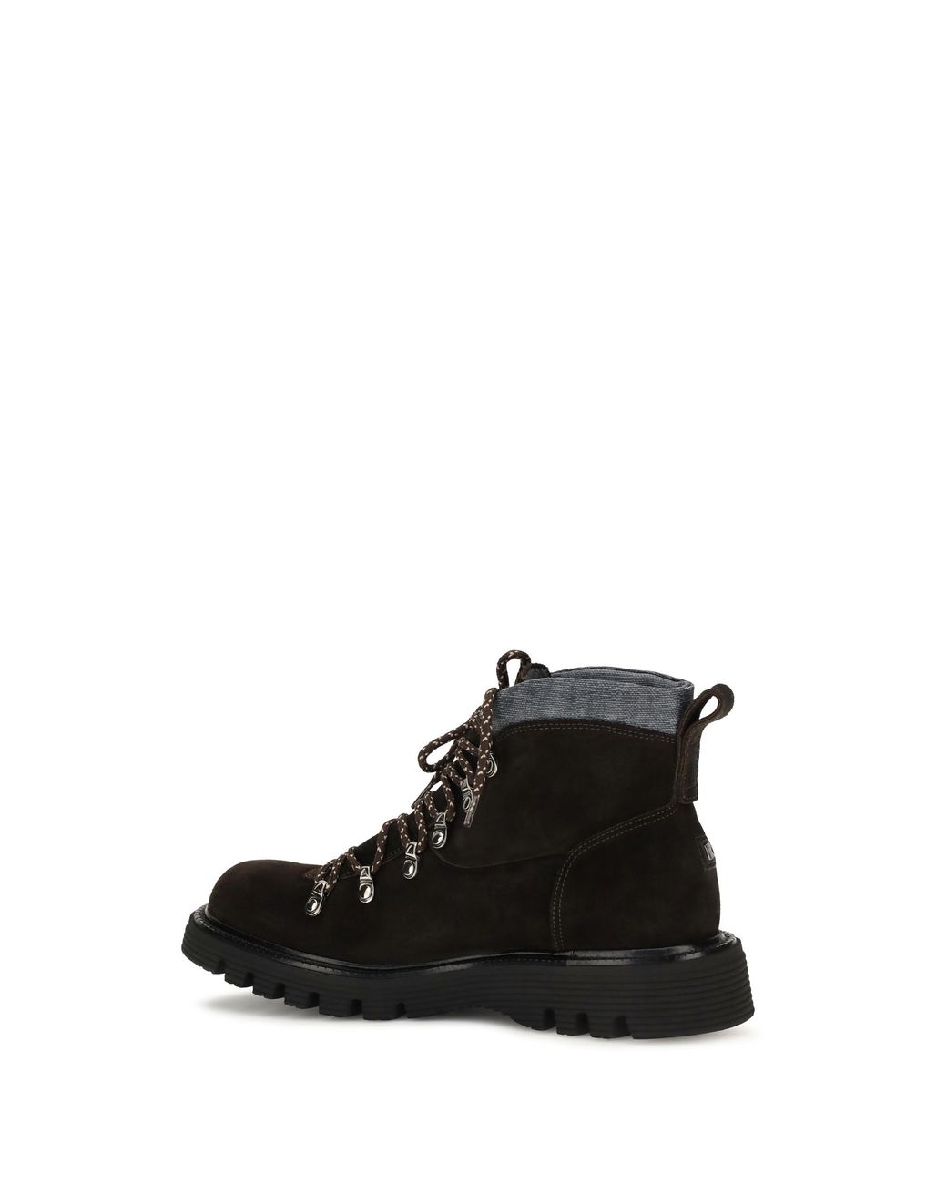 Fratelli Rossetti Black Suede Lace-Up Boots Upper: Suede; Sole: Rubber for men