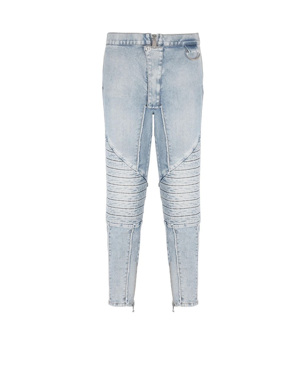 Balmain Blue Light Denim Slim Trousers for men