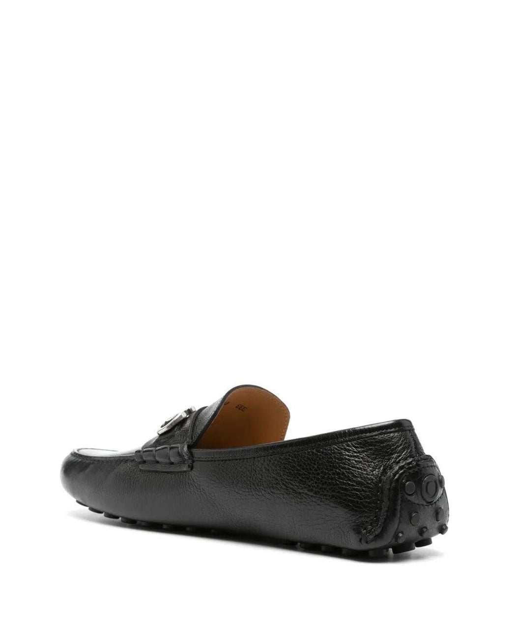 Ferragamo Black Ferragamo Grazioso Leather Loafer for men