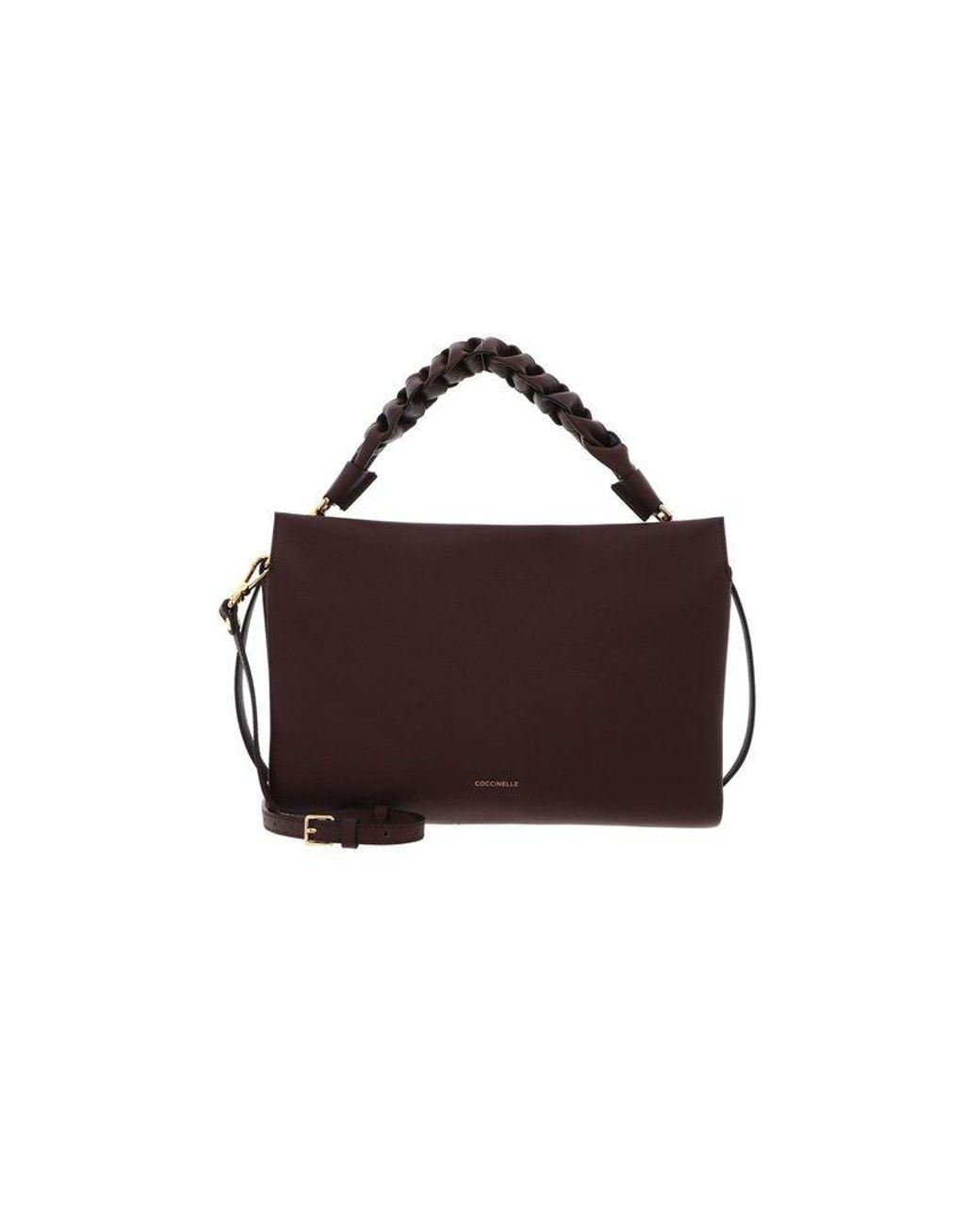 Coccinelle Purple Clutch Bag Berry-Winter Rose Berry/Winter Bovine Leather Clutches